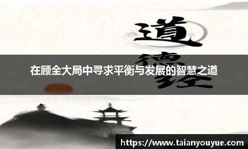 在顾全大局中寻求平衡与发展的智慧之道